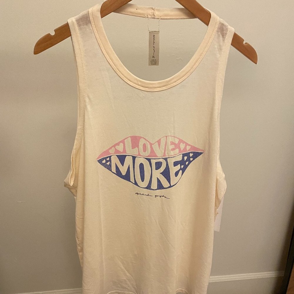 Spiritual Gangster Love More Cutout Back Tank